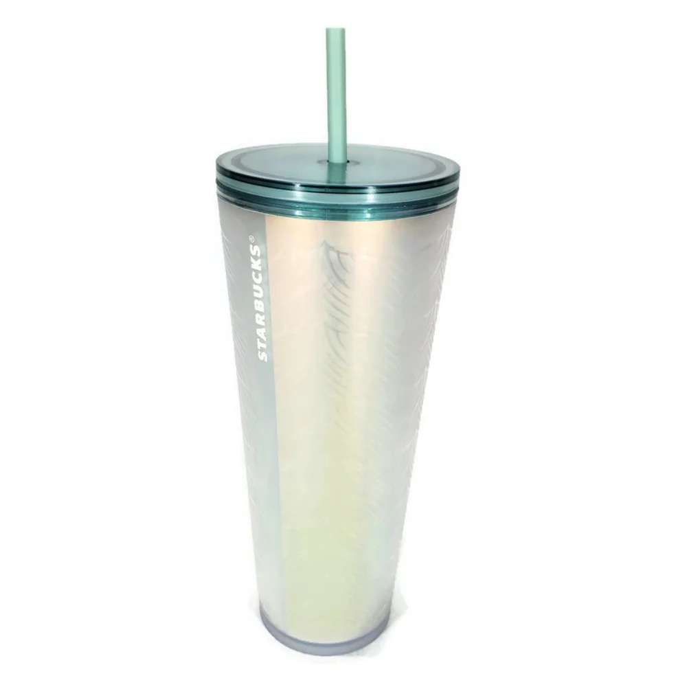 2021 Starbucks (retired) Iridescent Siren Tail Tumbler 50th Anniversary Mermaid